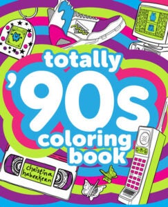 Totally 90s Coloring Book Cover