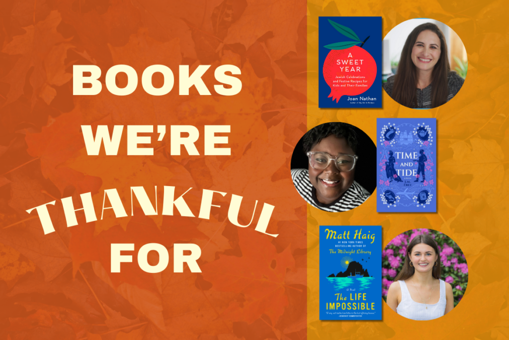 Books We're Thankful For Blog Header Image