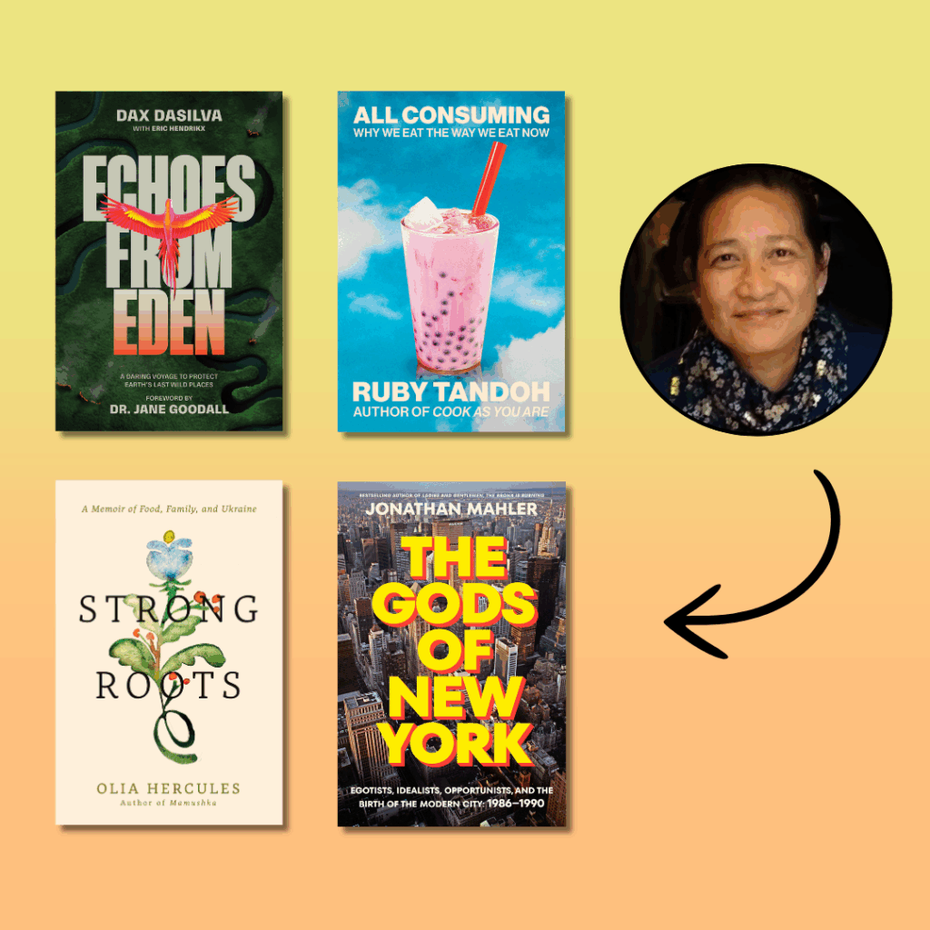 Miriam's September 2025 Nonfiction Staff Picks Homepage Header Image